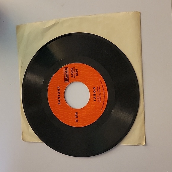 45 Vinyl Record: Santana- No one to depend on  & Taboo - Picture 2 of 2